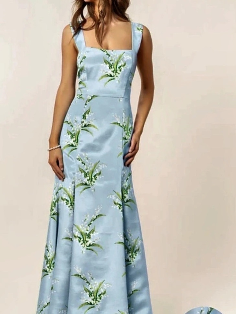 LULAKATE Beckett Bodice with Dahlia Skirt in Lily of the Valley Jacquard